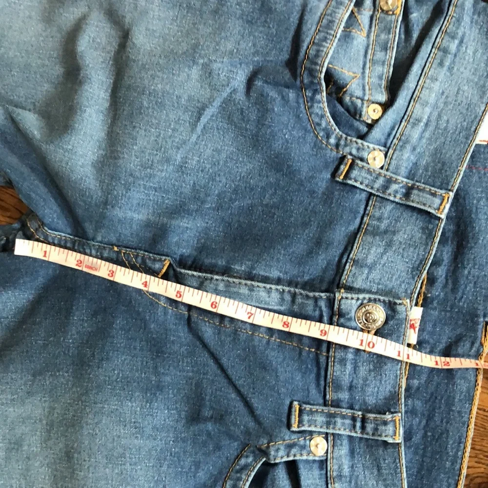 TRUE RELIGION RICKY relaxed straight fit denim jeans size 34